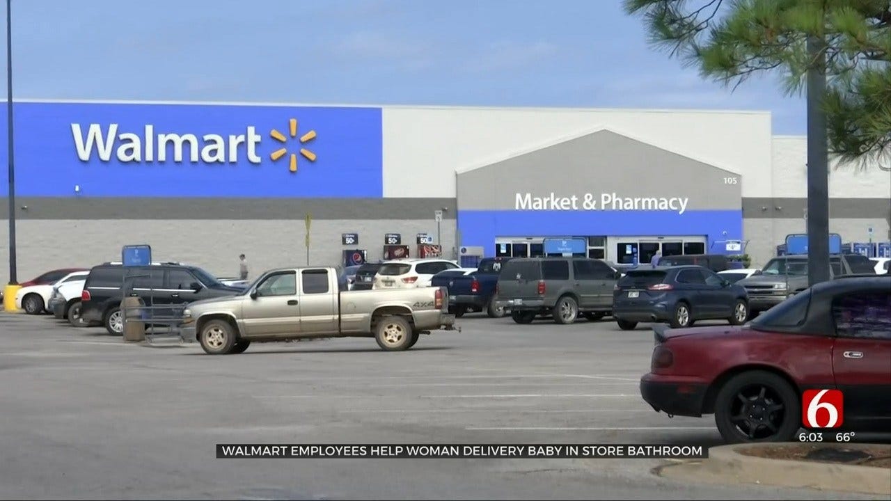 Baby's Life Saved After Being Born In Bristow Walmart Bathroom