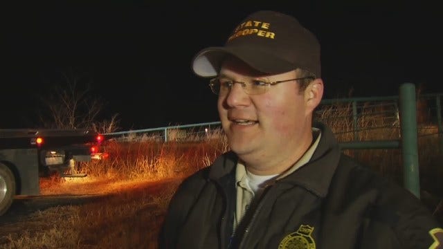 WEB EXTRA: Oklahoma Highway Patrol Trooper Matt Ledbetter Talks About Crash
