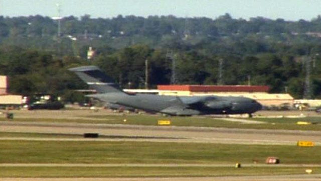 WEB EXTRA: Video Of C-17 Air Force Plane At Tulsa International Airport