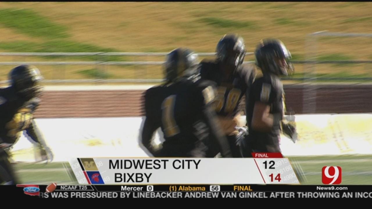Midwest City 12 vs. Bixby 14