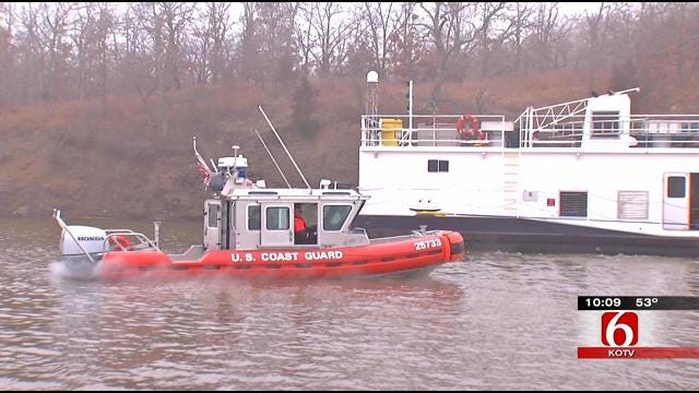 OHP, Coast Guard Team Up To Patrol Barges On Arkansas River