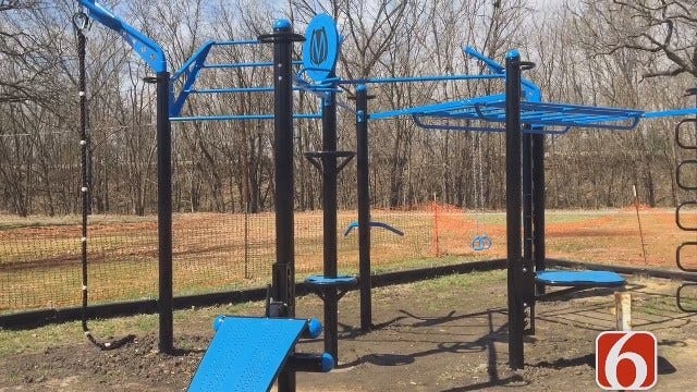 Bartlesville Installs Outdoor 'Adult Jungle Gym' At City Park