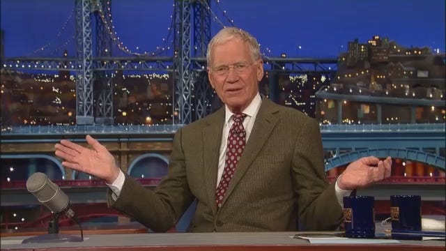 WEB EXTRA: David Letterman's Retirement Announcement [CBS]