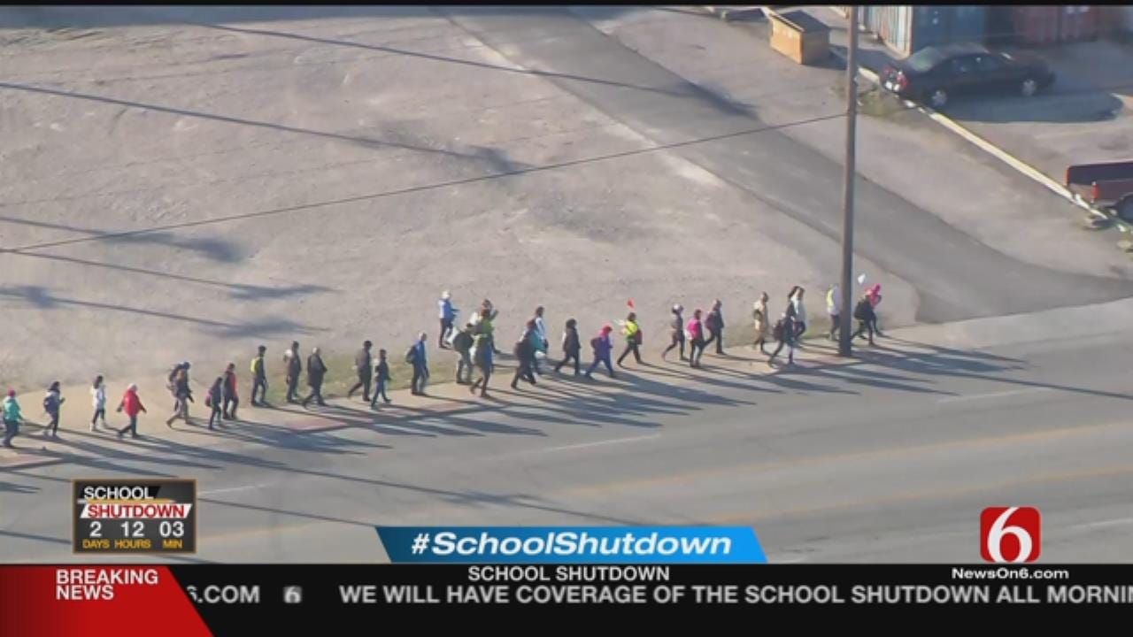 Educators Walking From Tulsa To State Capitol In OKC
