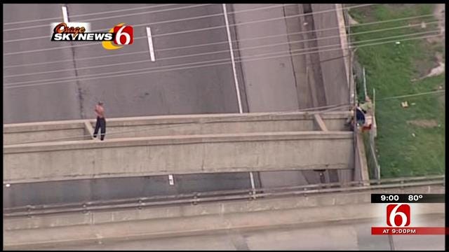 Friends Say Tulsa Police Are Lying About Man Who Was On 1-244 Bridge