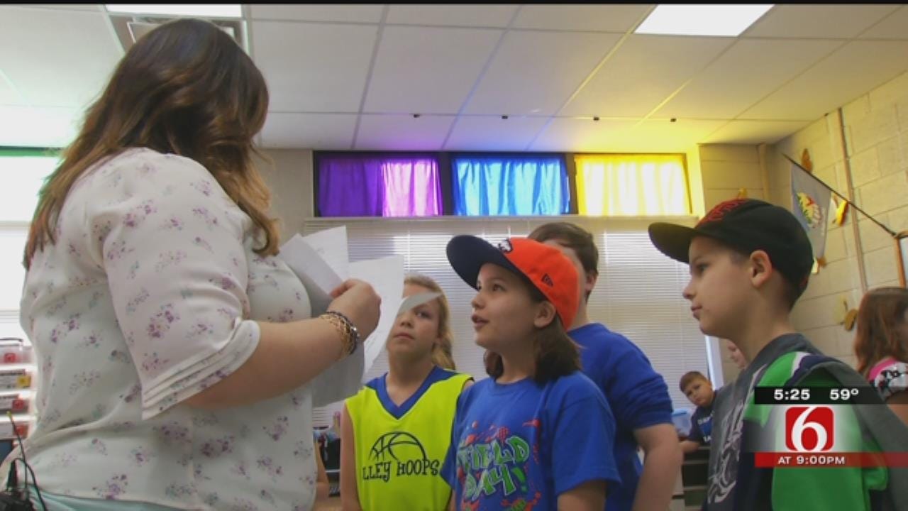 Sand Springs Teacher Using Grants To Help Offset Budget Cuts