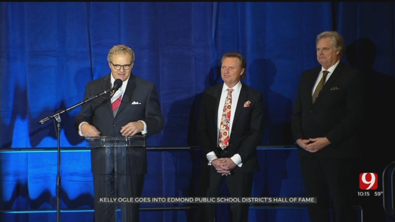 News 9's Kelly Ogle Inducted Into Edmond Public Schools Hall Of Fame