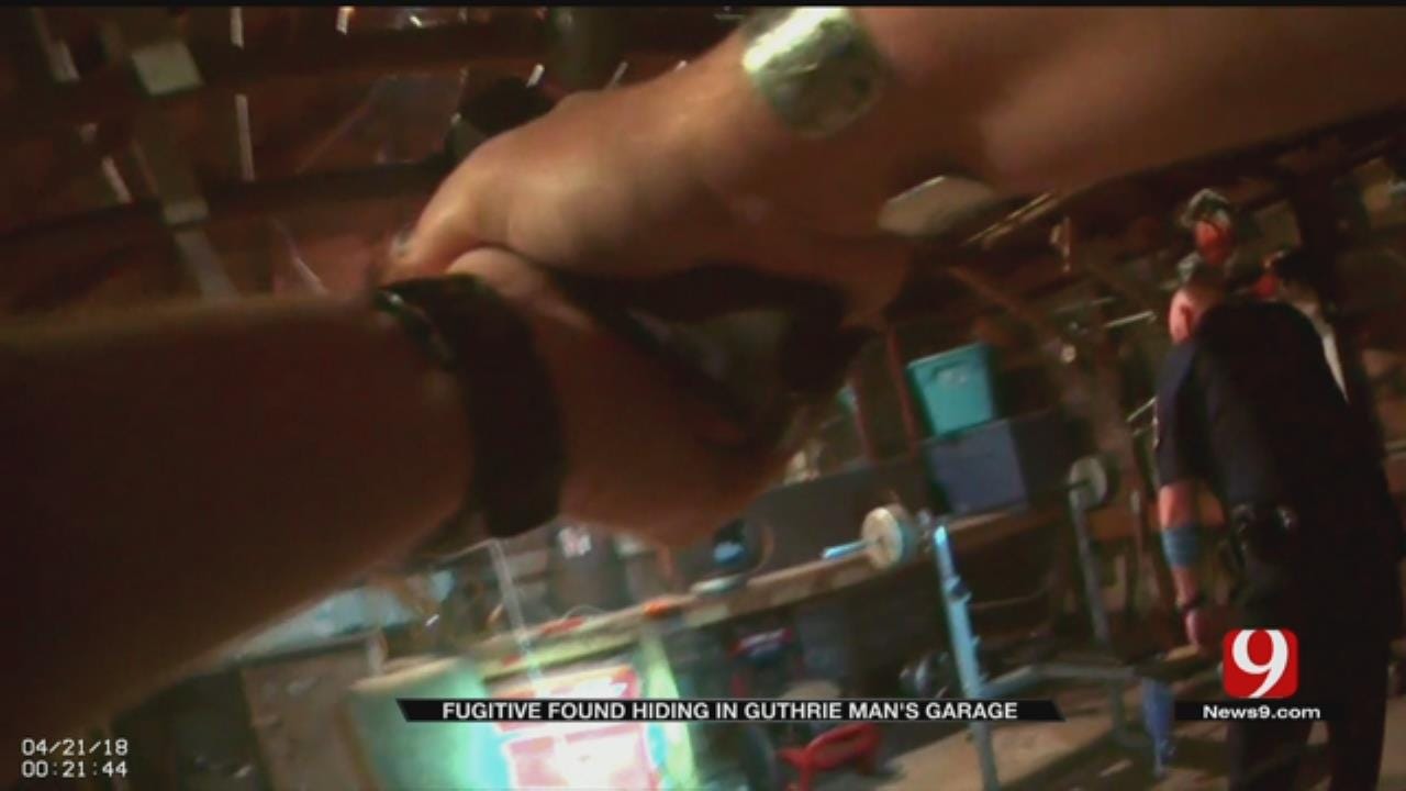 Bodycam Shows Police Arrest Man Hiding In Guthrie Garage