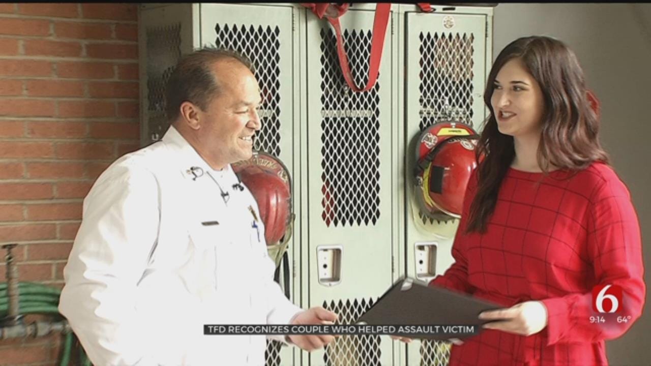 Tulsa Fire Department Honors 2 Good Samaritans
