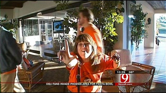 OSU Fans Paint Phoenix Area Orange Leading Up To Fiesta Bowl