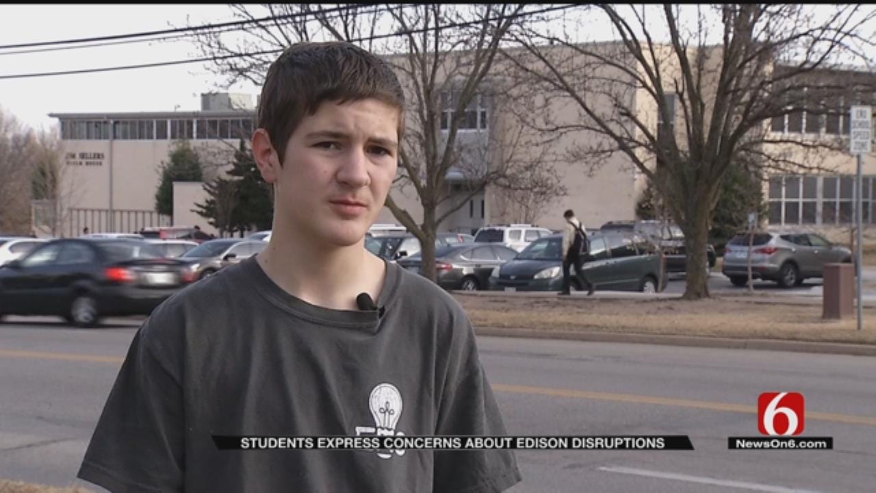 Edison Student Fed Up With Classmates Behavior