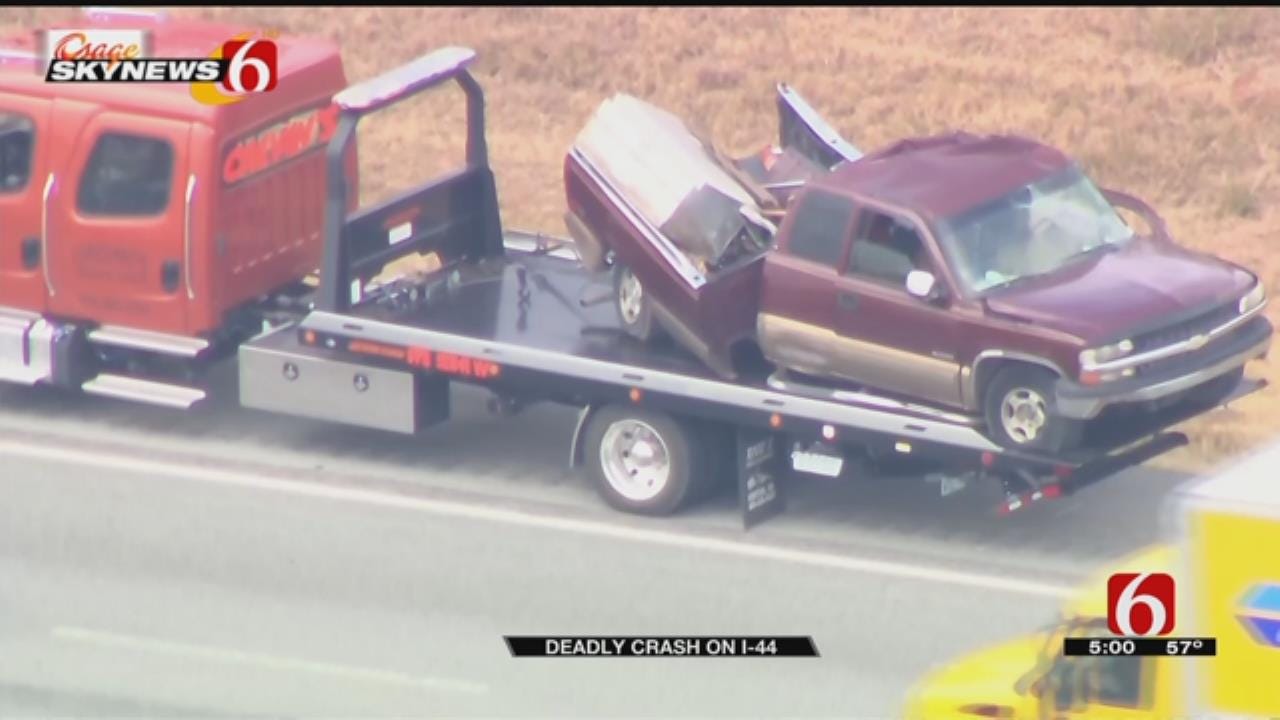 OHP: 1 Dead After Semi Hits Pickup Making Illegal Turnpike Turn