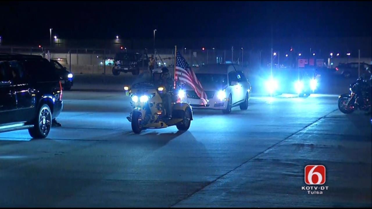 Soldier Who Died Unexpectedly Escorted To Collinsville