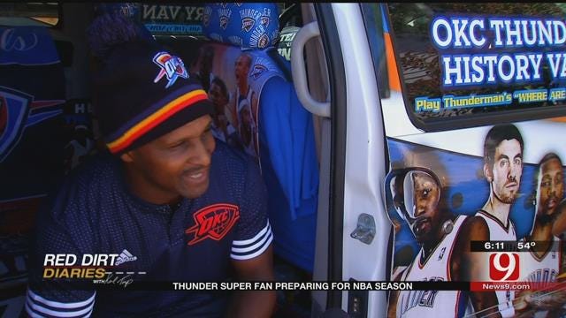 Red Dirt Diaries: Thunder Super Fan Preps For NBA Season
