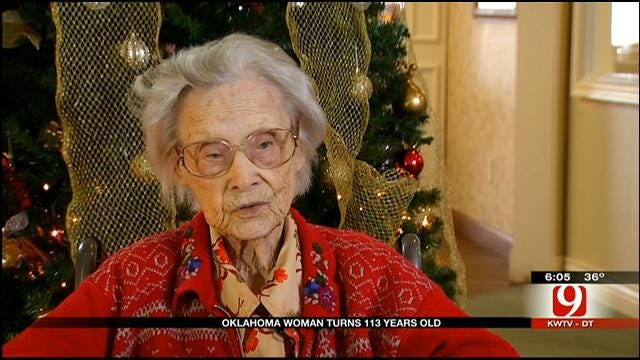 OKC Woman Celebrates 113th Birthday On Christmas Eve