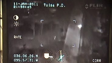 WEB EXTRA: Tulsa Police Capture Chase From The Sky