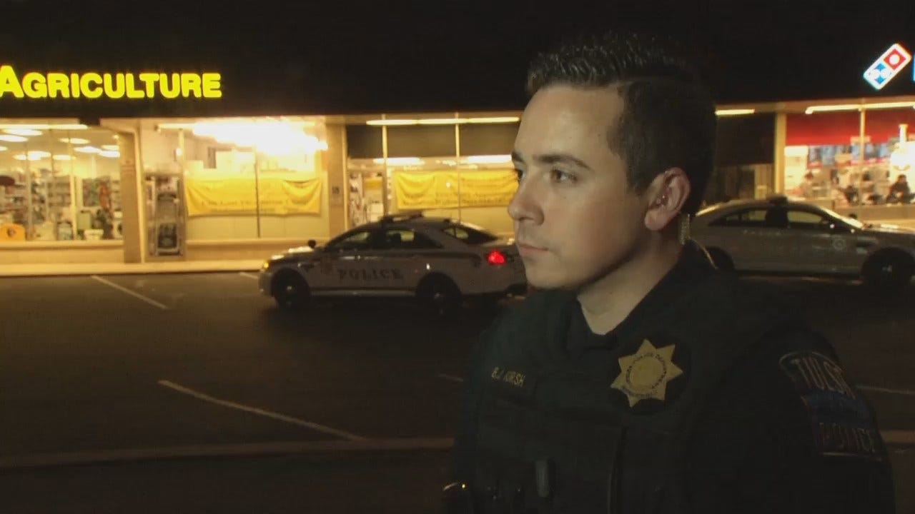 WEB EXTRA: Tulsa Police Officer Billy Hursh Talks About Robbery
