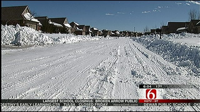 Owasso Trying To Dig Out From More Than 20 Inches Of Snow