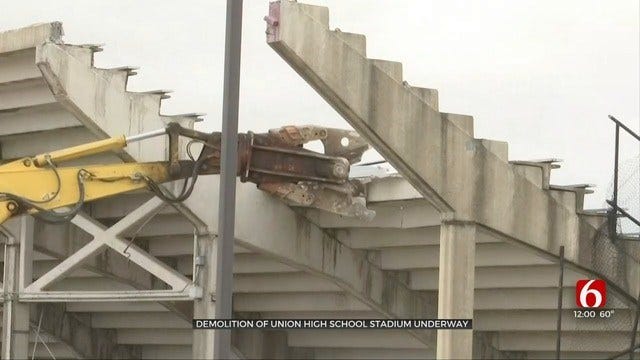 End Of An Era: Demolition On Union's Tuttle Stadium Begins