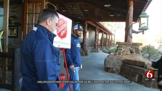ORU Lends A Hand to Salvation Army With Annual 'Day Of Ringing'