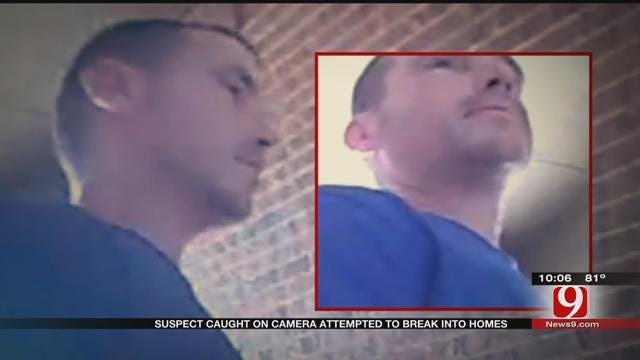 Man Caught On Camera While Attempting To Break Into Homes