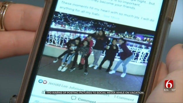 Tulsa Police Warn Against Posting Photos To Social Media During Vacations