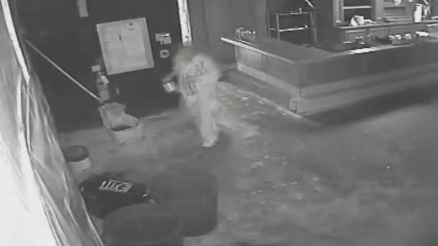 Caught On Camera: Thief Steals Alcohol From OKC Business