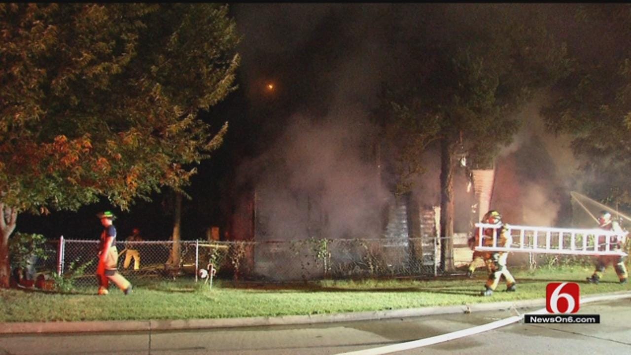 Fire Destroys Tulsa Home
