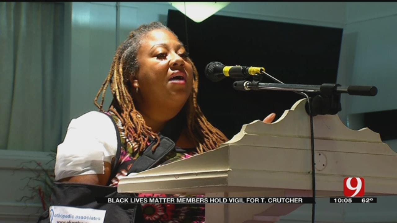 'Black Lives Matter' Holds Vigil, Memorial Service For Terence Crutcher In OKC