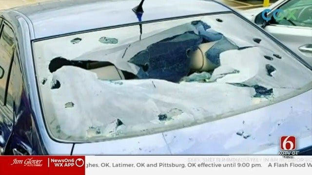 Morning Storms Cause Hail Damage For Many Oklahomans
