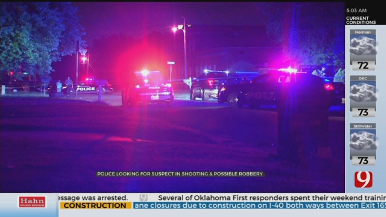 Police Search For Suspect In SW OKC Shooting, Possible Robbery