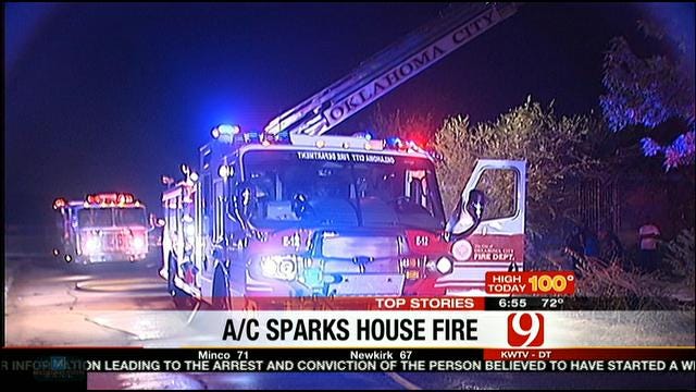 Air Conditioner May Have Caused Early Morning House Fire In OKC