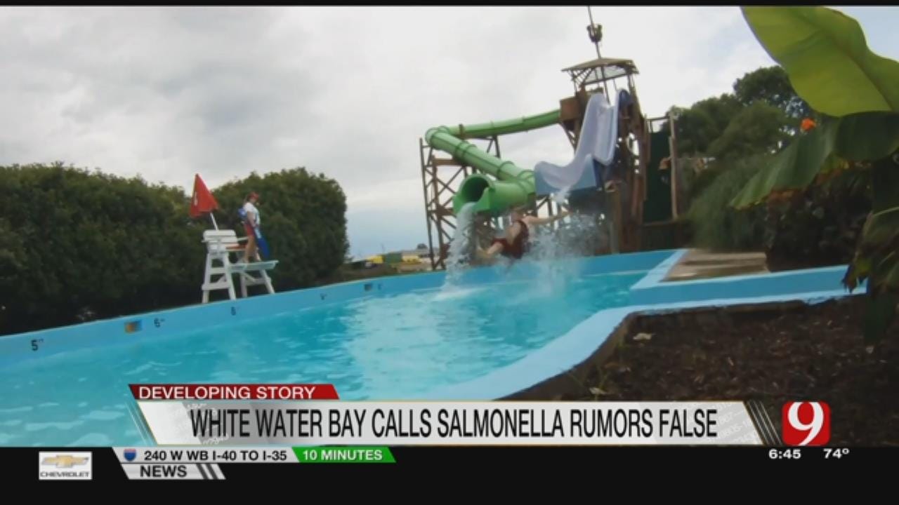 White Water Bay Calls Salmonella Claims A "Vicious Rumor"