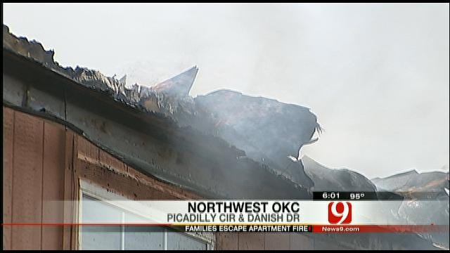 3-Alarm Fire Extinguished At NW OKC Apartment Complex