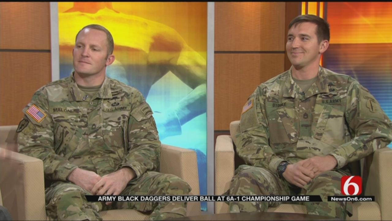 US Army's Black Daggers Will Deliver Game Ball For 6A-I Championship