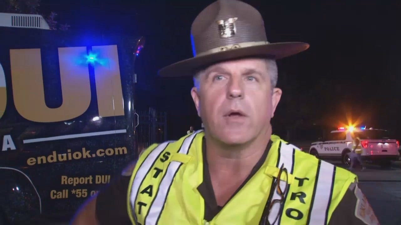 WEB EXTRA: Oklahoma Highway Patrol Trooper Ron Hamilton Talks About ENDUI Checkpoint