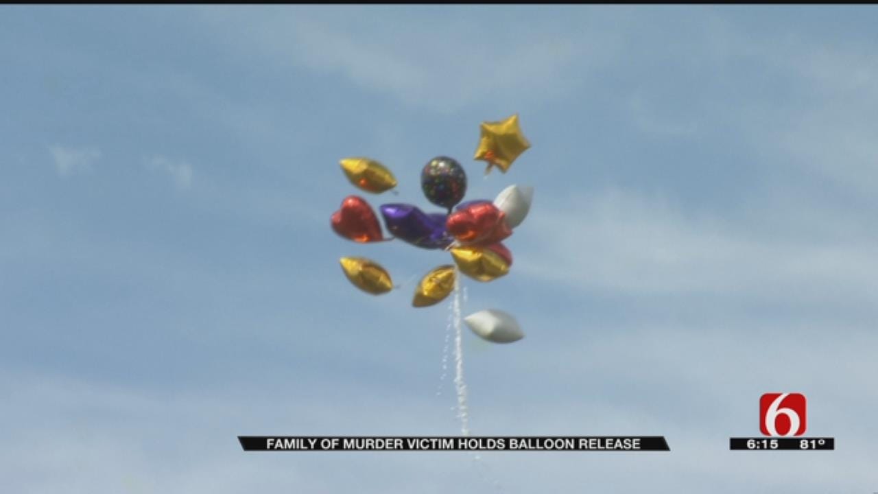 Balloons Released To Remember Tulsa Homicide Victim