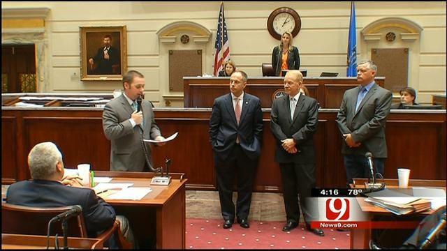 News 9 Storm Tracker Marty Logan Honored At State Capitol