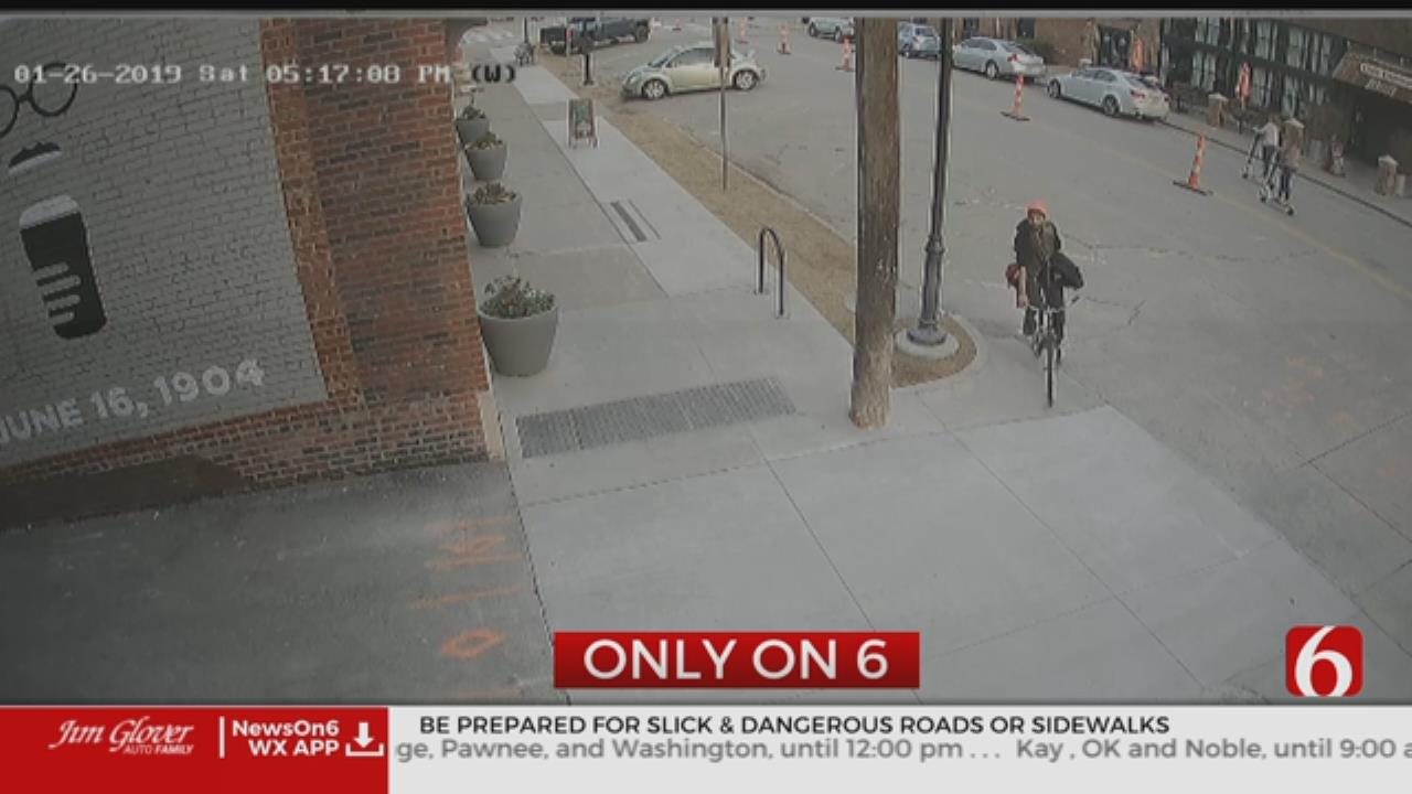 Caught On Camera: Man Draws Swastika, Other Symbols On Tulsa Sidewalk