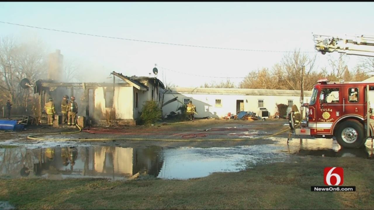 Fire Destroys Part Of A Tulsa Business