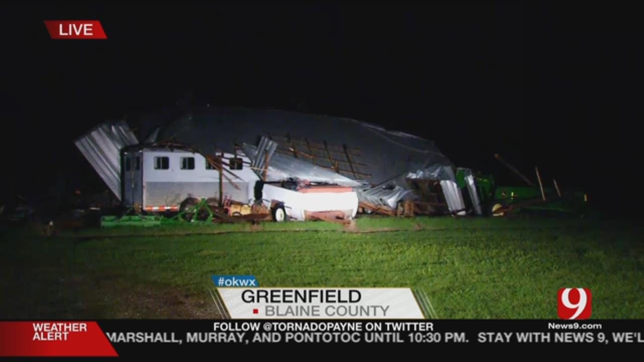 High Winds Damage Homes In Greenfield