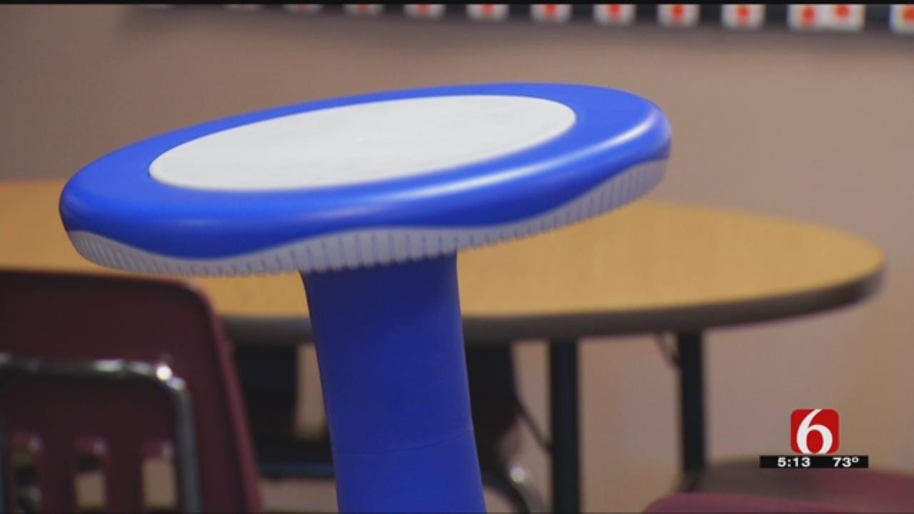 Collinsville Counselor Encouraging Kids To 'Wobble' To Stay Focused In Class