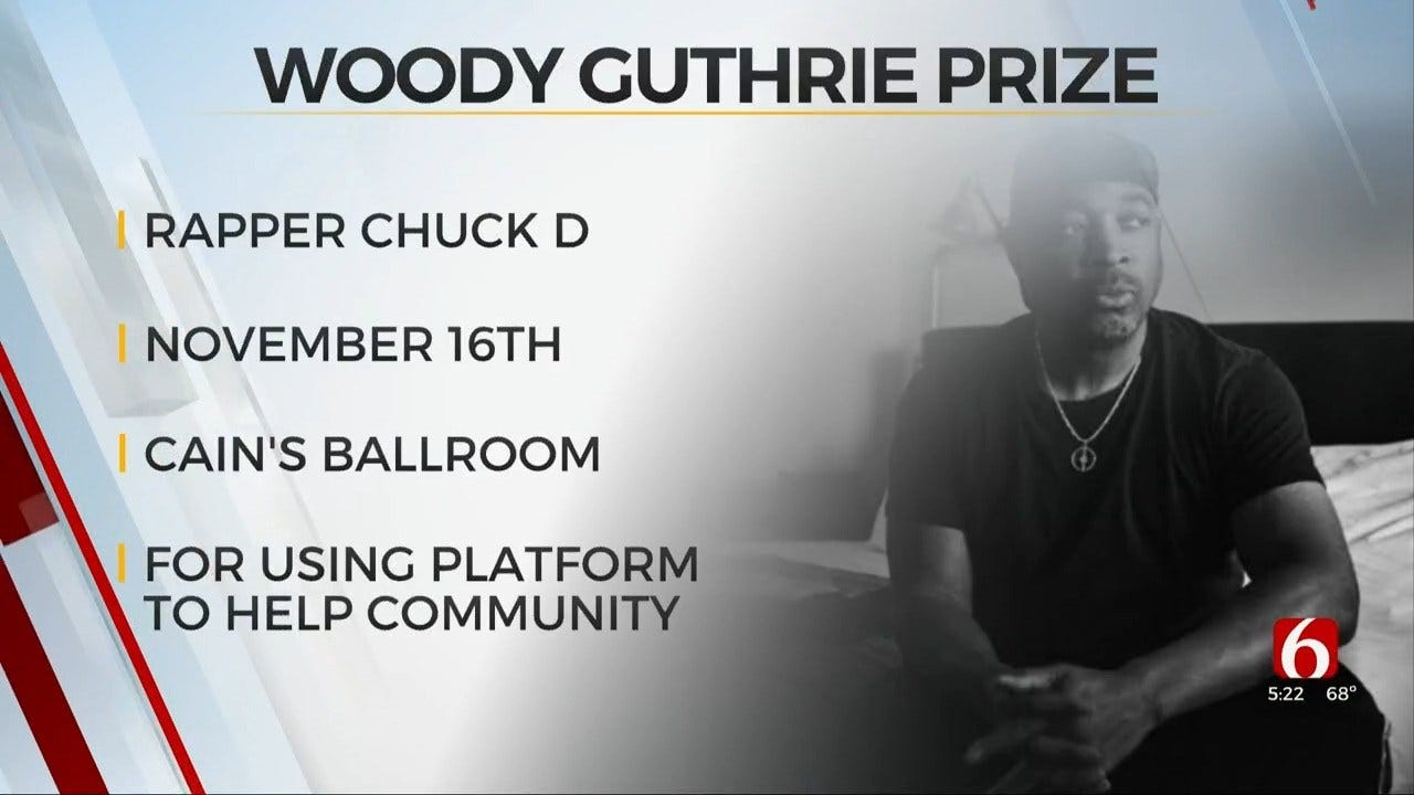 Rapper Chuck D To Receive 2019 Woody Guthrie Prize