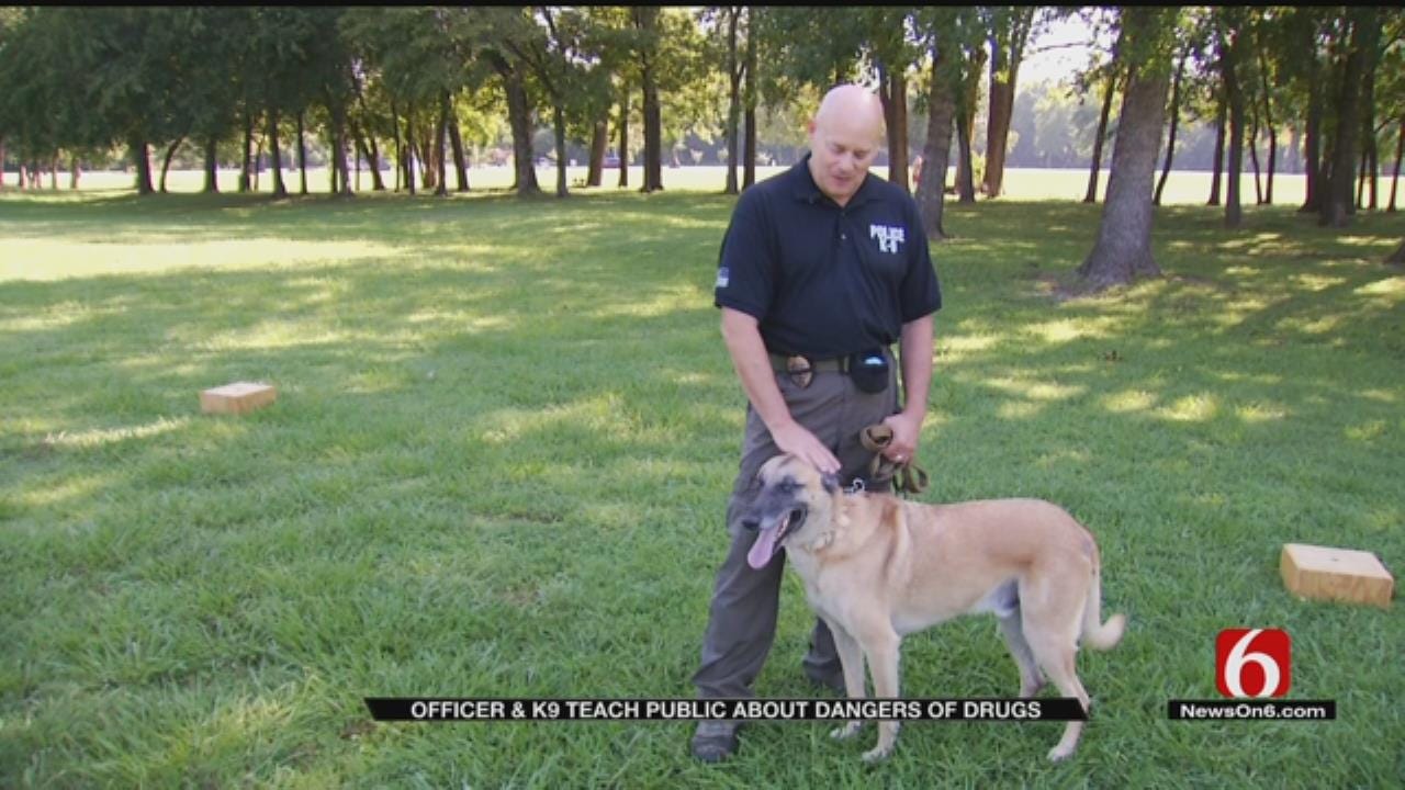 Green Country Officer and K9 Give Free Drug Demonstrations