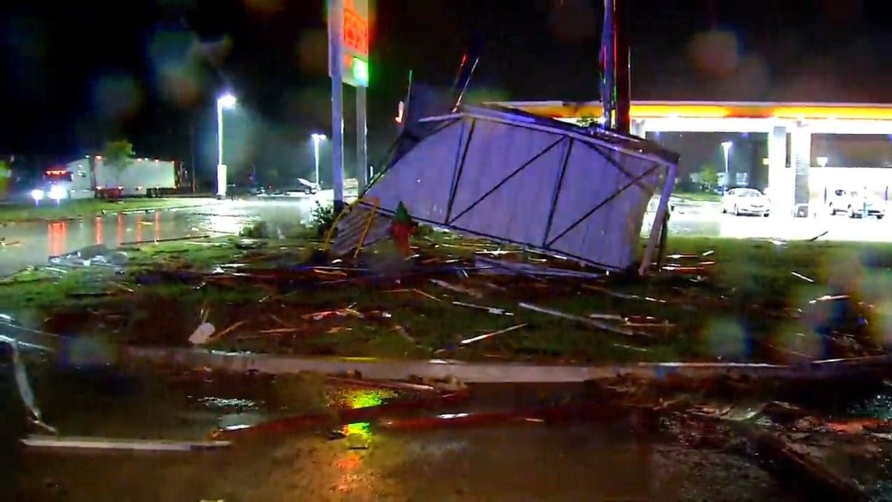 RAW VIDEO: Significant Damage From Tornado In El Reno