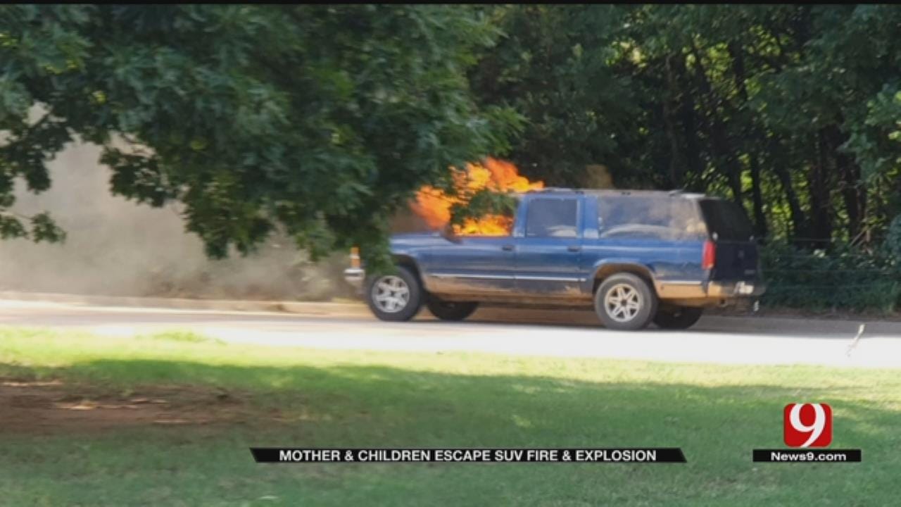 Yukon Mother And Children Escape Burning Car