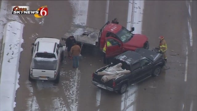 Osage SkyNews 6 Flies Over 5-Vehicle Wreck