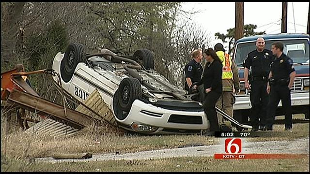 Tulsa Police Officer Wrecks Car En Route To Courthouse Shooting