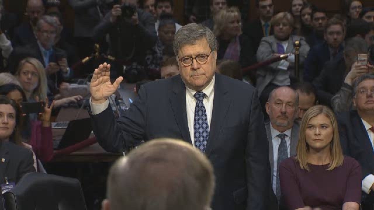 Trump AG Nominee William Barr Answers Questions At 1st Day Of Confirmation Hearings