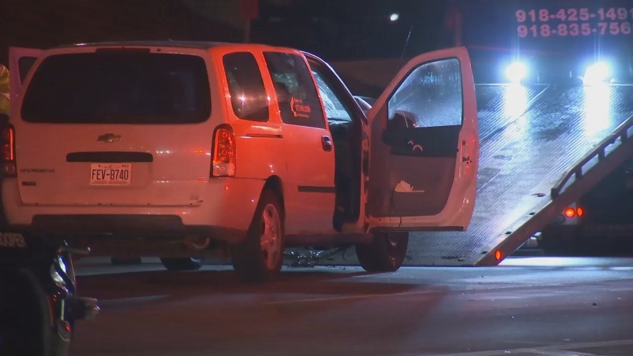 Video From Scene Of Fatal Tulsa Pedestrian Accident